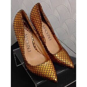 Mackin Mermaid Pumps Gold Size 9